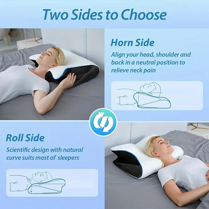 Memory Foam Cervical Vertebrae Support Pillow