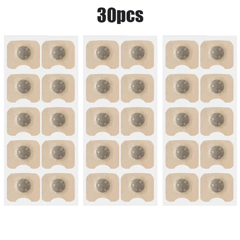 30 adhesive patches on a white background with '30pcs' text above.
