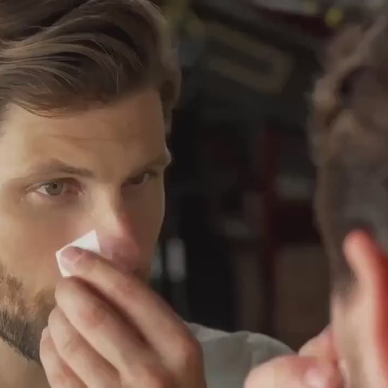 A tutorial on how to apply magnetic nose strips