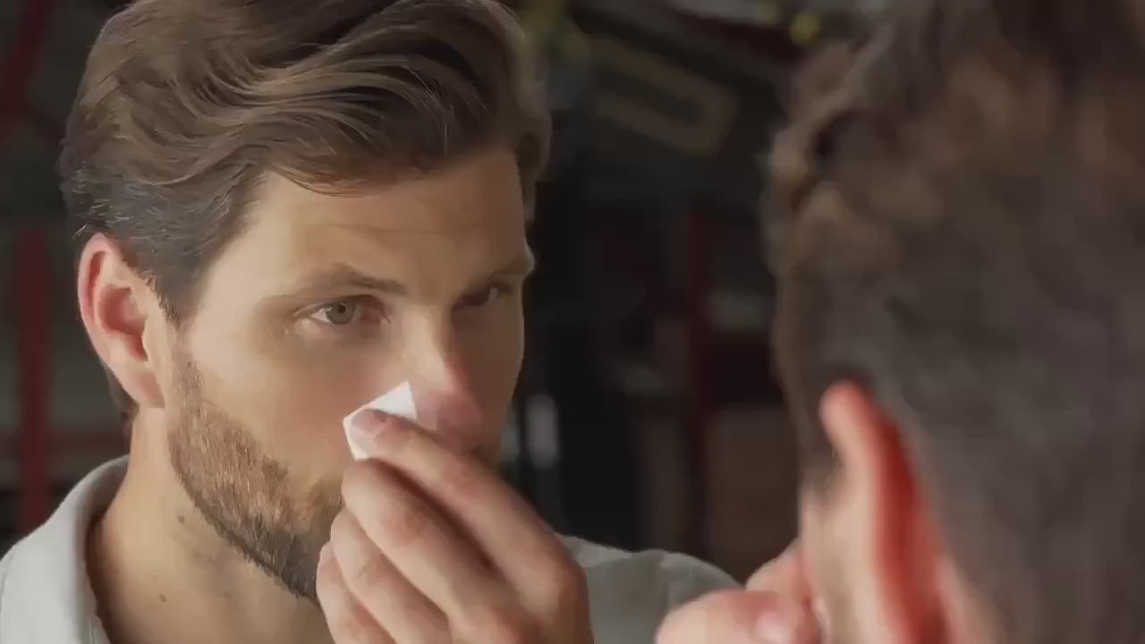 A tutorial on how to apply magnetic nose strips